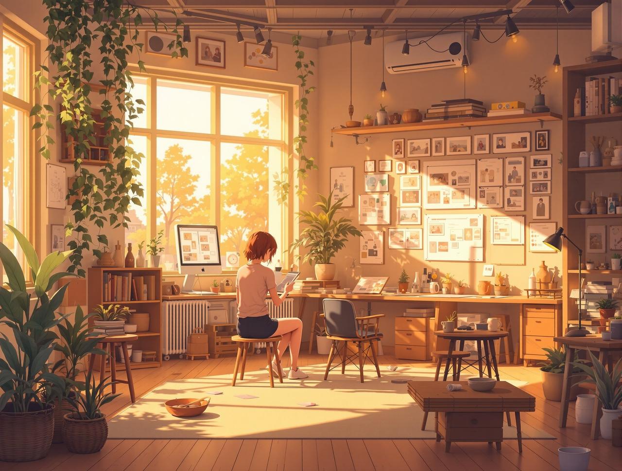 短剧库在线品牌故事 - 温暖的创作工作室
